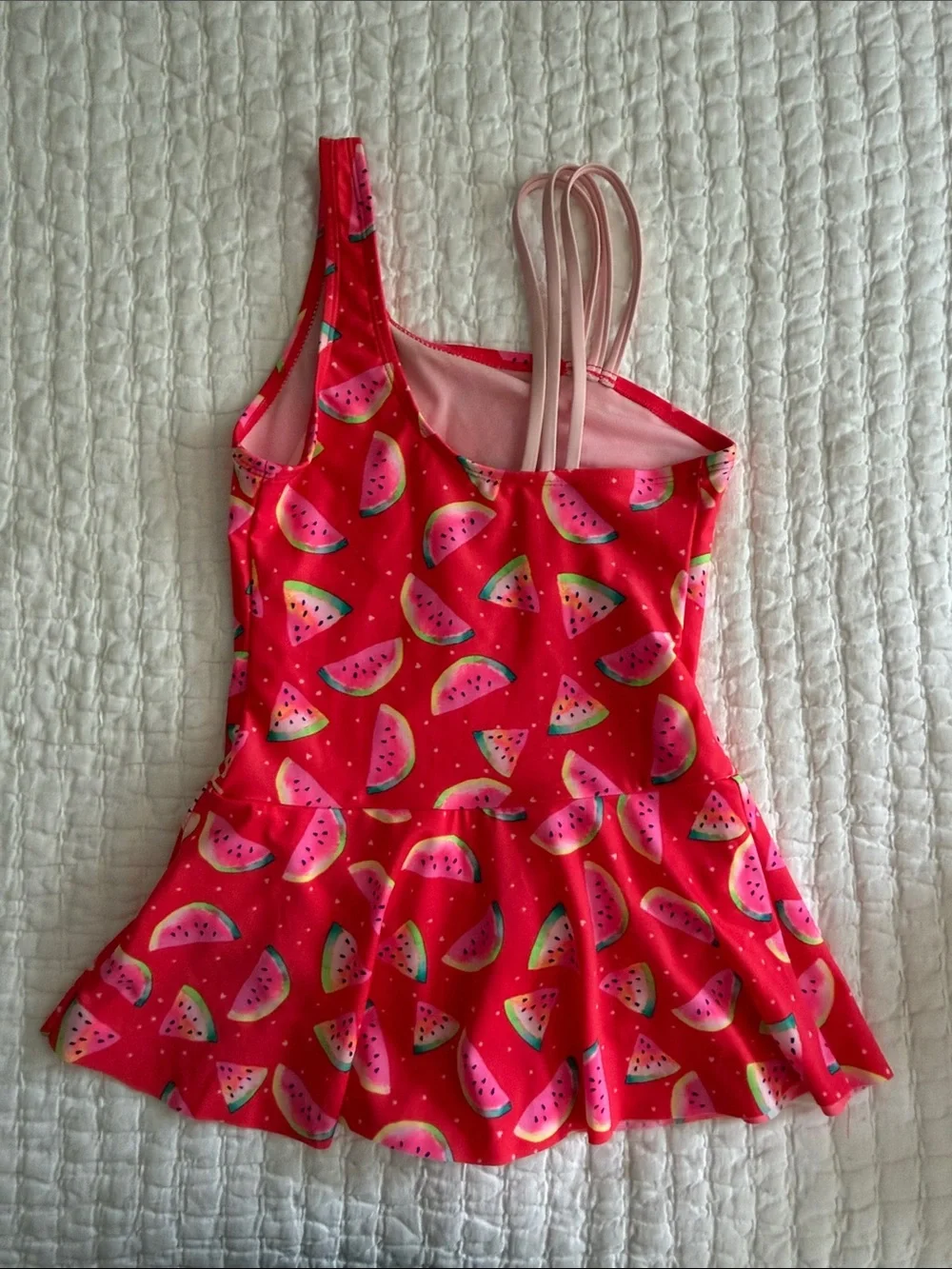 Cat & Jack girls watermelon swim dress